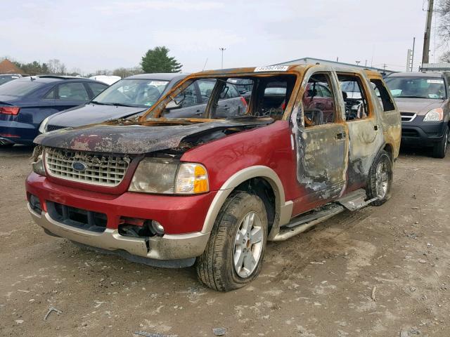 1FMDU64W95UA15440 - 2005 FORD EXPLORER E RED photo 2