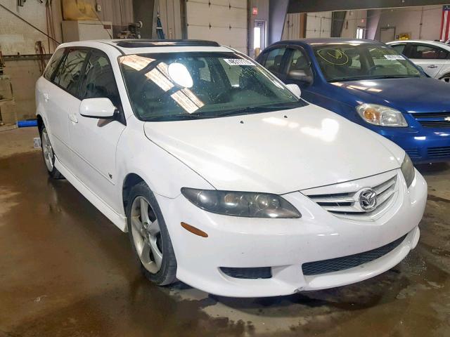 1YVHP82DX45N59927 - 2004 MAZDA 6 S WHITE photo 1