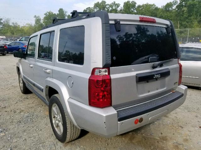 1J8HH48P67C691525 - 2007 JEEP COMMANDER ვერცხლისფერი ფოტო 3