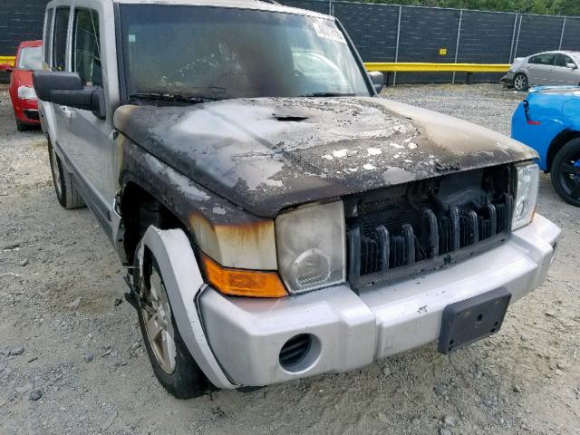 1J8HH48P67C691525 - 2007 JEEP COMMANDER ვერცხლისფერი ფოტო 9