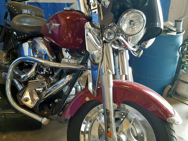 1HD1BXB114Y025038 - 2004 HARLEY-DAVIDSON FLSTFI RED photo 9