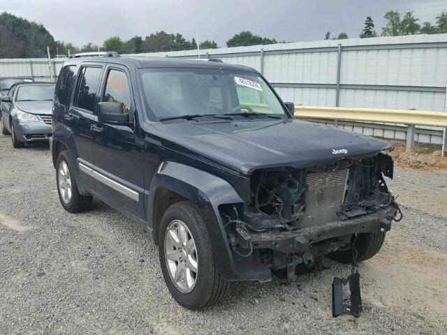 1J8GN58KX8W158219 - 2008 JEEP LIBERTY LI BLACK photo 1