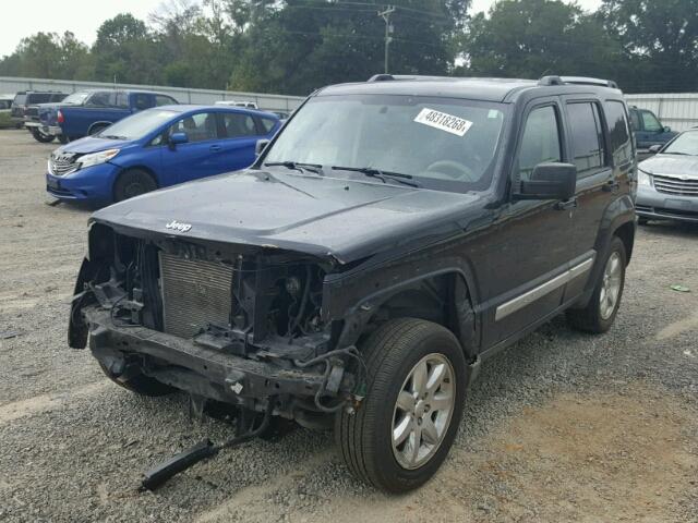 1J8GN58KX8W158219 - 2008 JEEP LIBERTY LI BLACK photo 2