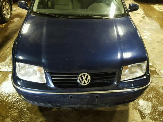 3VWRK69M84M103158 - 2004 VOLKSWAGEN JETTA GL BLUE photo 7