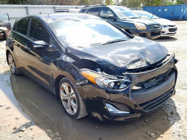 KMHD35LH4EU160773 - 2014 HYUNDAI ELANTRA GT BLACK photo 1