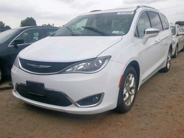 2C4RC1GGXJR320490 - 2018 CHRYSLER PACIFICA L WHITE photo 2