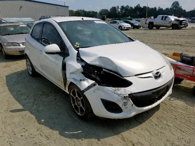 JM1DE1HY3B0119067 - 2011 MAZDA MAZDA2 WHITE photo 1