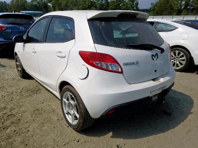 JM1DE1HY3B0119067 - 2011 MAZDA MAZDA2 WHITE photo 3