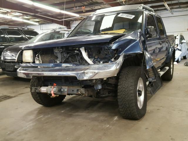 1N6ED27Y0YC412721 - 2000 NISSAN FRONTIER C BLUE photo 9