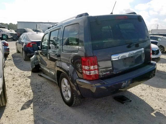 1J4PP5GK9BW583919 - 2011 JEEP LIBERTY LI GRAY photo 3