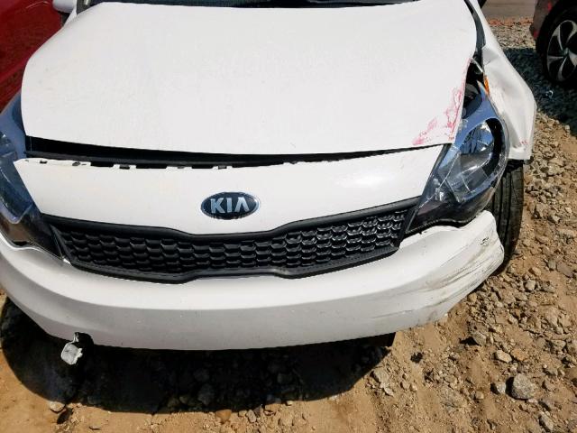 KNADM4A39H6028987 - 2017 KIA RIO LX WHITE photo 7