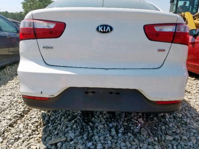 KNADM4A39H6028987 - 2017 KIA RIO LX WHITE photo 9