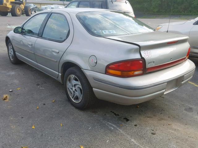 1B3EJ56H9SN545361 - 1995 DODGE STRATUS ES GRAY photo 3