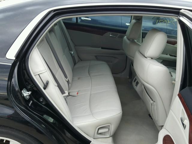 4T1BK3DB4BU420545 - 2011 TOYOTA AVALON BAS Қара фото 6