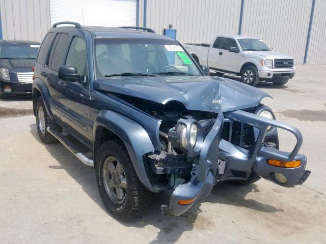 1J4GL58K62W151833 - 2002 JEEP LIBERTY LI BLUE photo 1