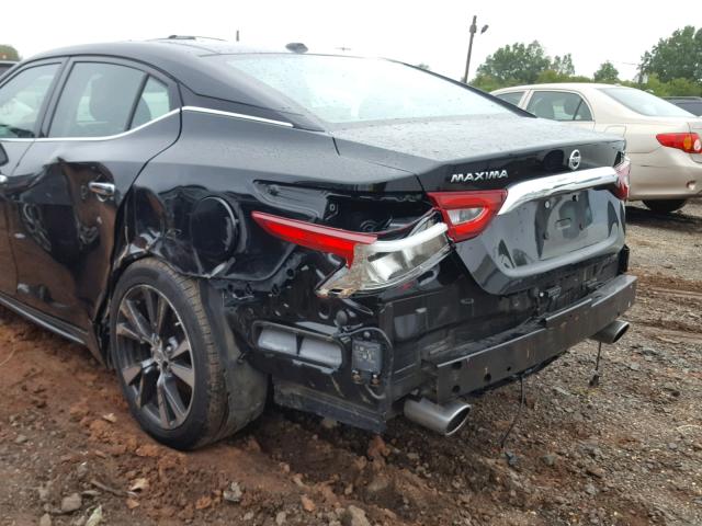 1N4AA6AP1HC428465 - 2017 NISSAN MAXIMA 3.5 BLACK photo 9