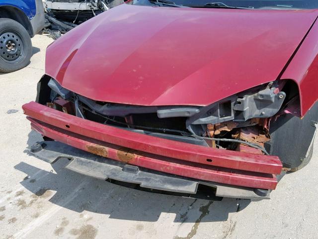 2G2WP522641287215 - 2004 PONTIAC GRAND PRIX RED photo 9