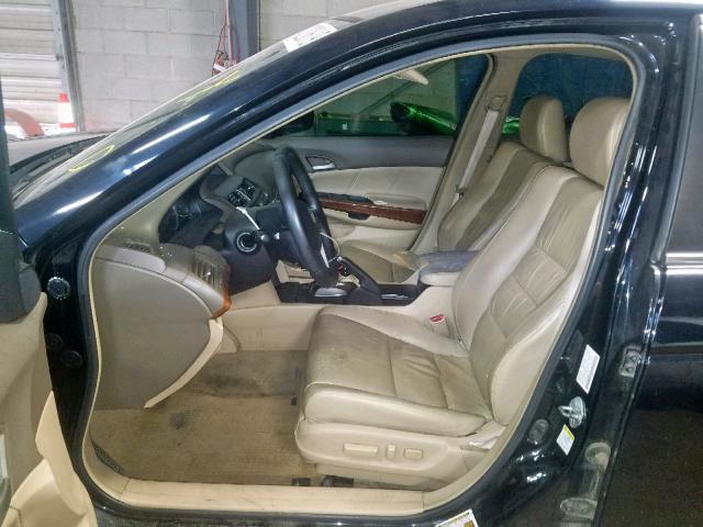 1HGCP36888A015490 - 2008 HONDA ACCORD EXL BLACK photo 5