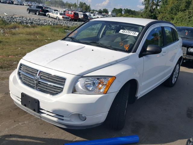 1B3CB5HA8BD233400 - 2011 DODGE CALIBER HE WHITE photo 2