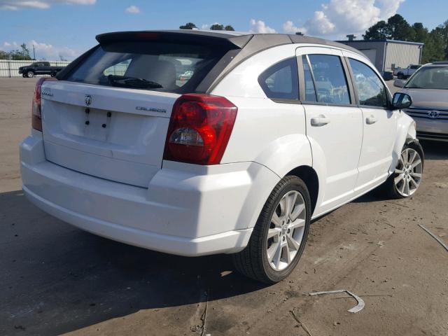 1B3CB5HA8BD233400 - 2011 DODGE CALIBER HE WHITE photo 4