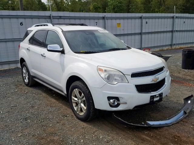 2GNFLGEK3D6340087 - 2013 CHEVROLET EQUINOX LT WHITE photo 1