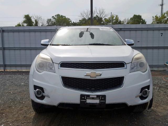 2GNFLGEK3D6340087 - 2013 CHEVROLET EQUINOX LT WHITE photo 9