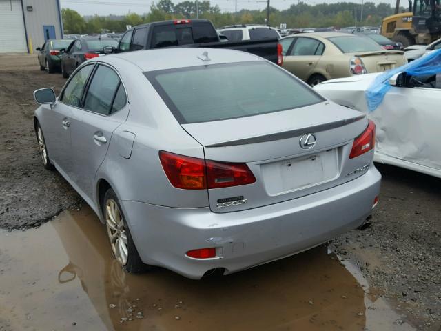 JTHCK262882024735 - 2008 LEXUS IS 250 SILVER photo 3