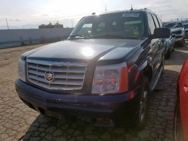 1GYEK63N54R182753 - 2004 CADILLAC ESCALADE L BLUE photo 2