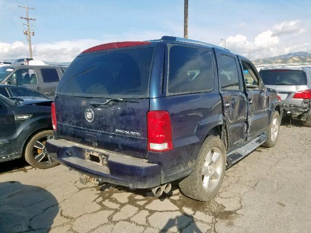 1GYEK63N54R182753 - 2004 CADILLAC ESCALADE L BLUE photo 4