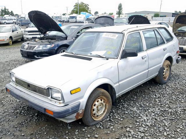 JHMWD5528CS015519 - 1982 HONDA CIVIC DELU SILVER photo 2