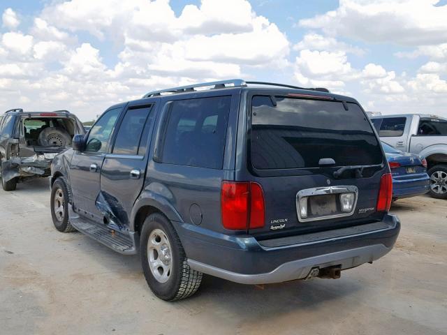 5LMRU27A8YLJ11582 - 2000 LINCOLN NAVIGATOR BLUE photo 3