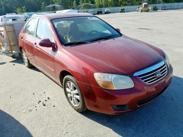 KNAFE121075380099 - 2007 KIA SPECTRA EX RED photo 1