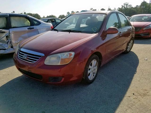 KNAFE121075380099 - 2007 KIA SPECTRA EX RED photo 2