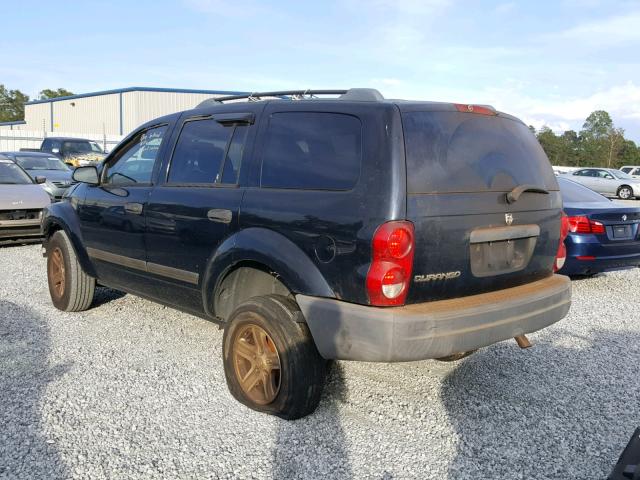 1D4HB38N95F601526 - 2005 DODGE DURANGO ST BLACK photo 3