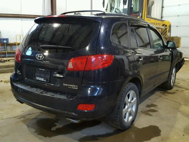 5NMSH73E77H121166 - 2007 HYUNDAI SANTA FE S BLUE photo 4