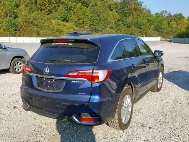 5J8TB4H53HL011696 - 2017 ACURA RDX TECHNO BLUE photo 4