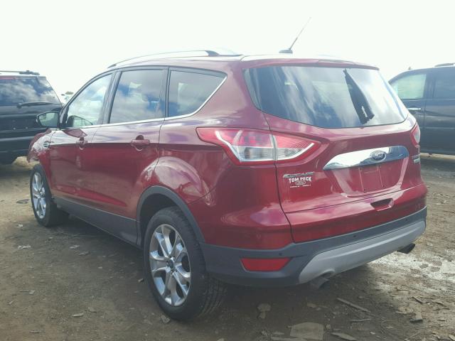 1FMCU0JX3EUE35684 - 2014 FORD ESCAPE TIT RED photo 3