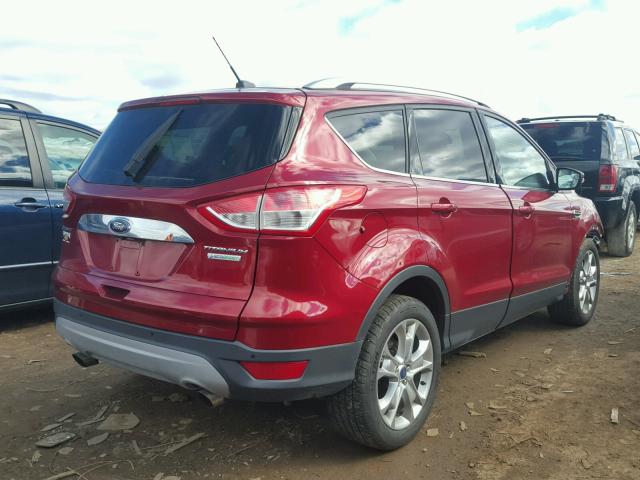 1FMCU0JX3EUE35684 - 2014 FORD ESCAPE TIT RED photo 4