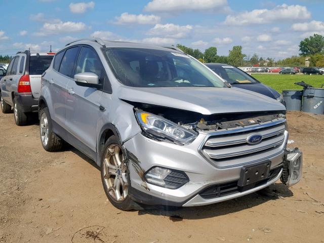 1FMCU9J95JUA19202 - 2018 FORD ESCAPE TIT SILVER photo 1