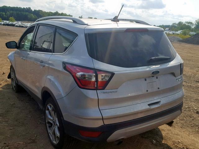 1FMCU9J95JUA19202 - 2018 FORD ESCAPE TIT SILVER photo 3