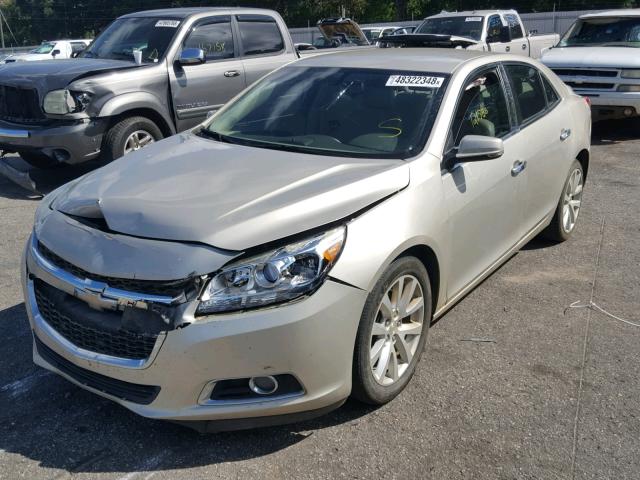 1G11E5SL0EF297357 - 2014 CHEVROLET MALIBU 2LT BEIGE photo 2