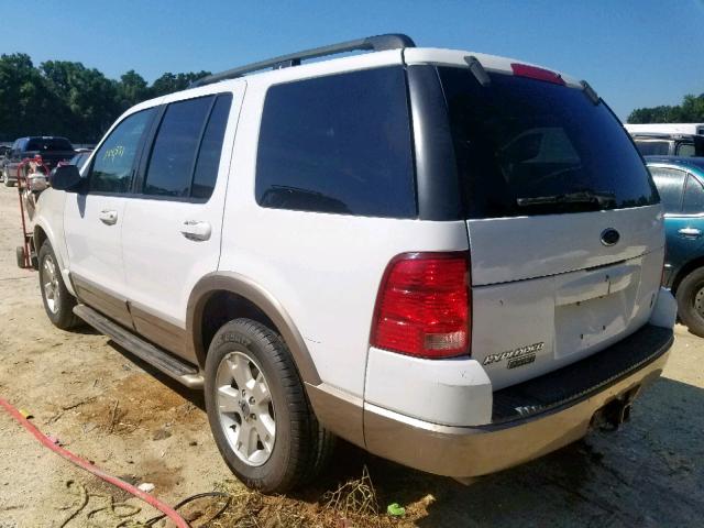 1FMDU74W33ZA44406 - 2003 FORD EXPLORER E WHITE photo 3