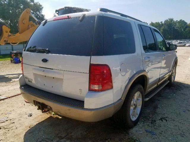 1FMDU74W33ZA44406 - 2003 FORD EXPLORER E WHITE photo 4