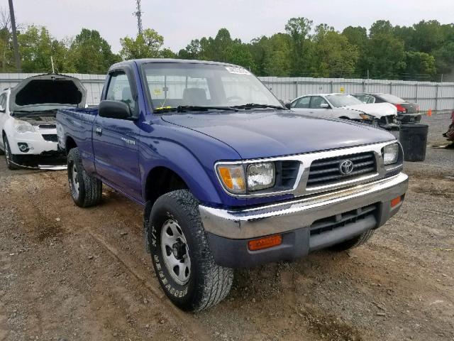 4TAPM62N7VZ267455 - 1997 TOYOTA TACOMA BLUE photo 1