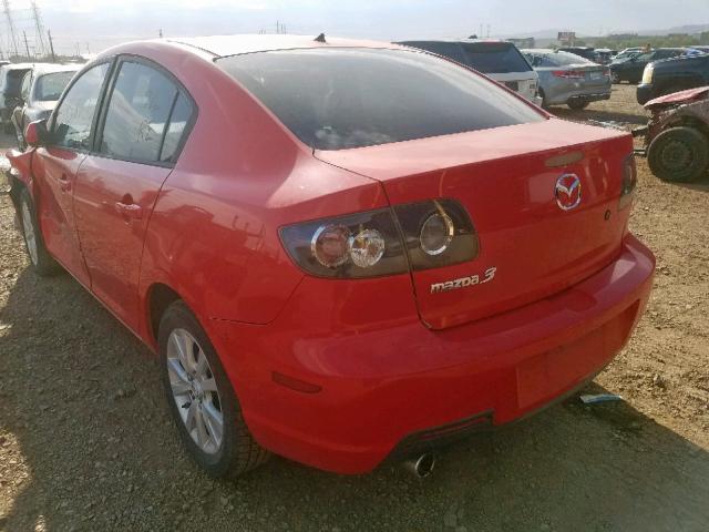 JM1BK12F071725872 - 2007 MAZDA 3 I RED photo 3