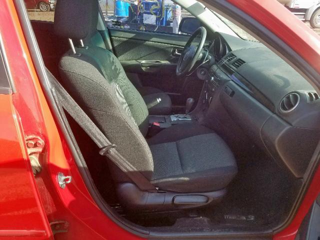 JM1BK12F071725872 - 2007 MAZDA 3 I RED photo 5