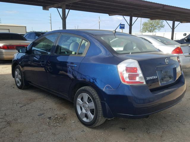 3N1AB61E47L610737 - 2007 NISSAN SENTRA 2.0 BLUE photo 3