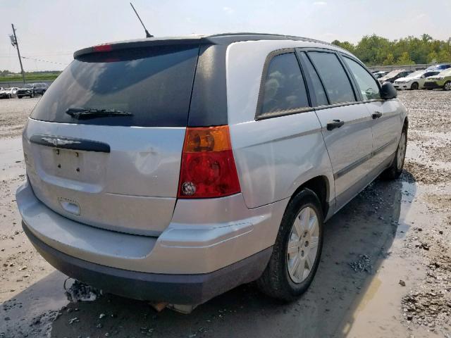 2A8GM48L37R114902 - 2007 CHRYSLER PACIFICA SILVER photo 4