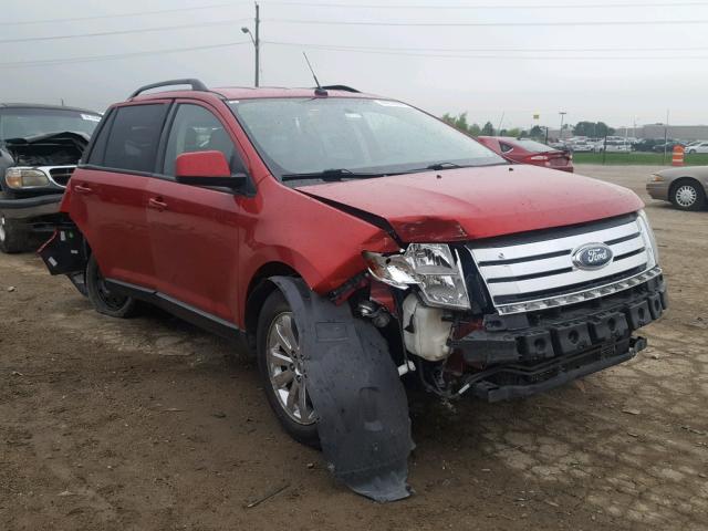 2FMDK3JC9ABA61042 - 2010 FORD EDGE SEL RED photo 1