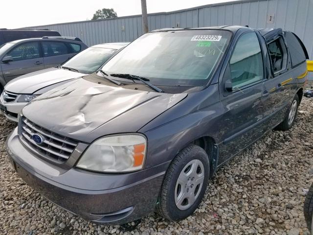 2FMZA51625BA72145 - 2005 FORD FREESTAR S GRAY photo 2